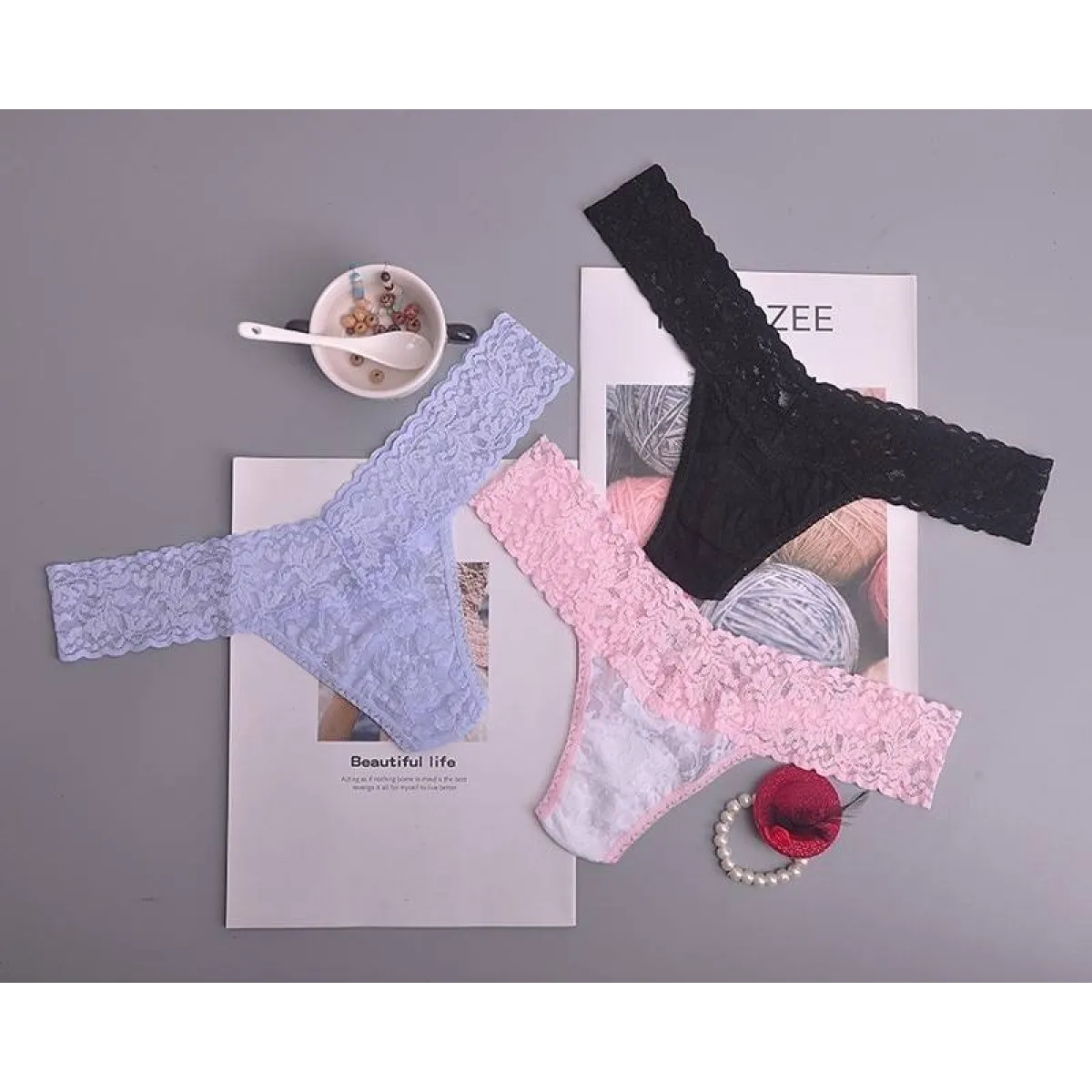 Silk Sexy Thongs for Women - Women’s Clothing & Accessories - 8