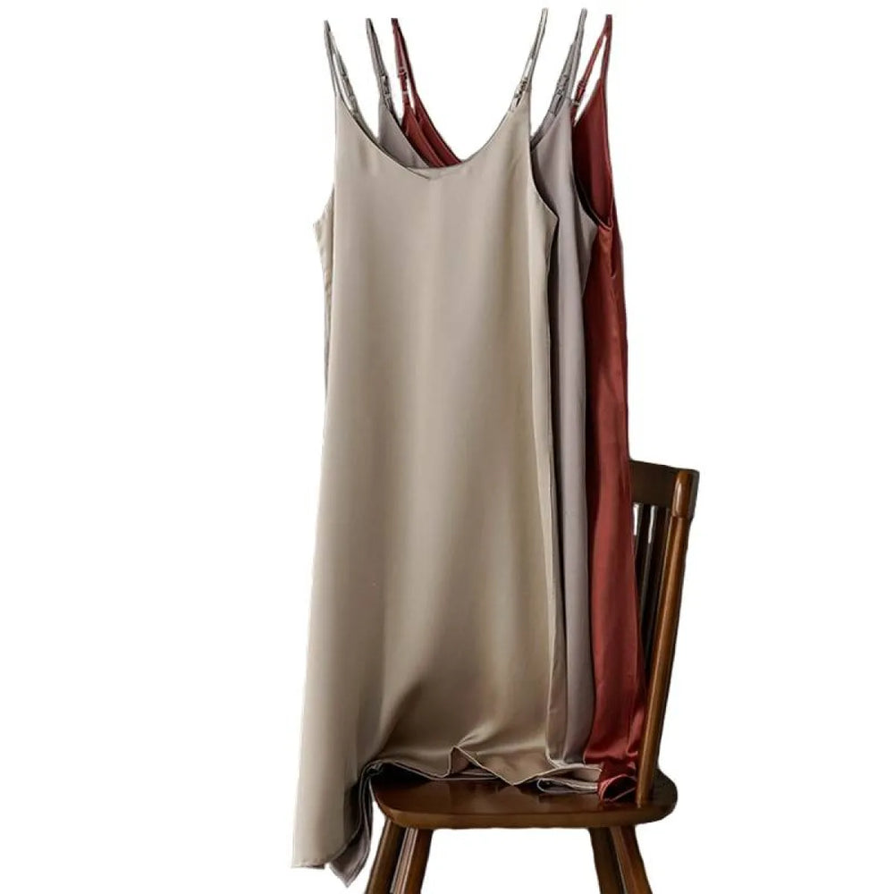 Silk Slip Dress - All Dresses - 1