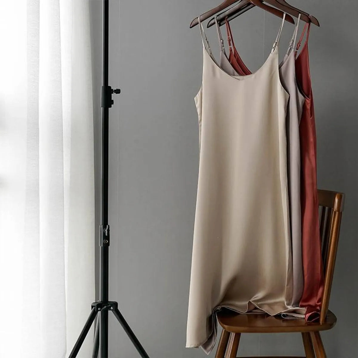 Silk Slip Dress - All Dresses - 10