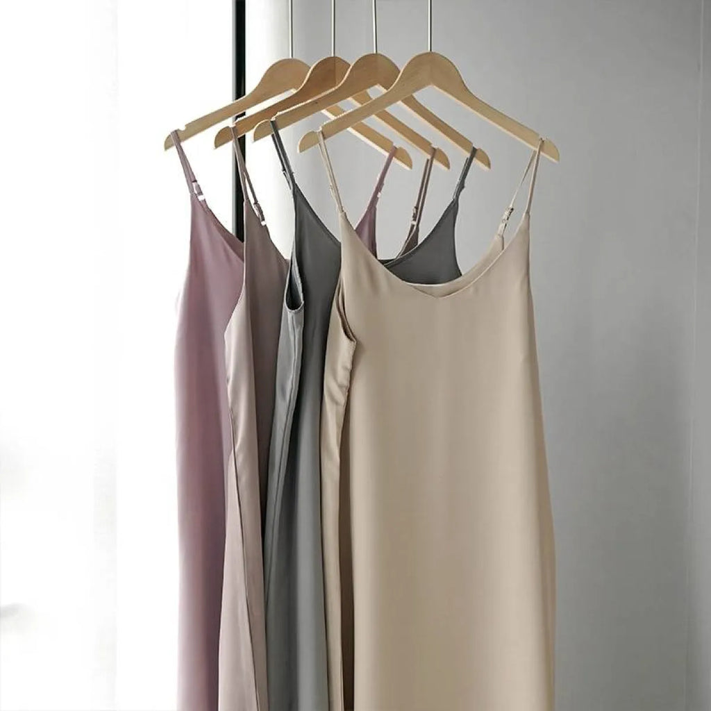 Silk Slip Dress - All Dresses - 12
