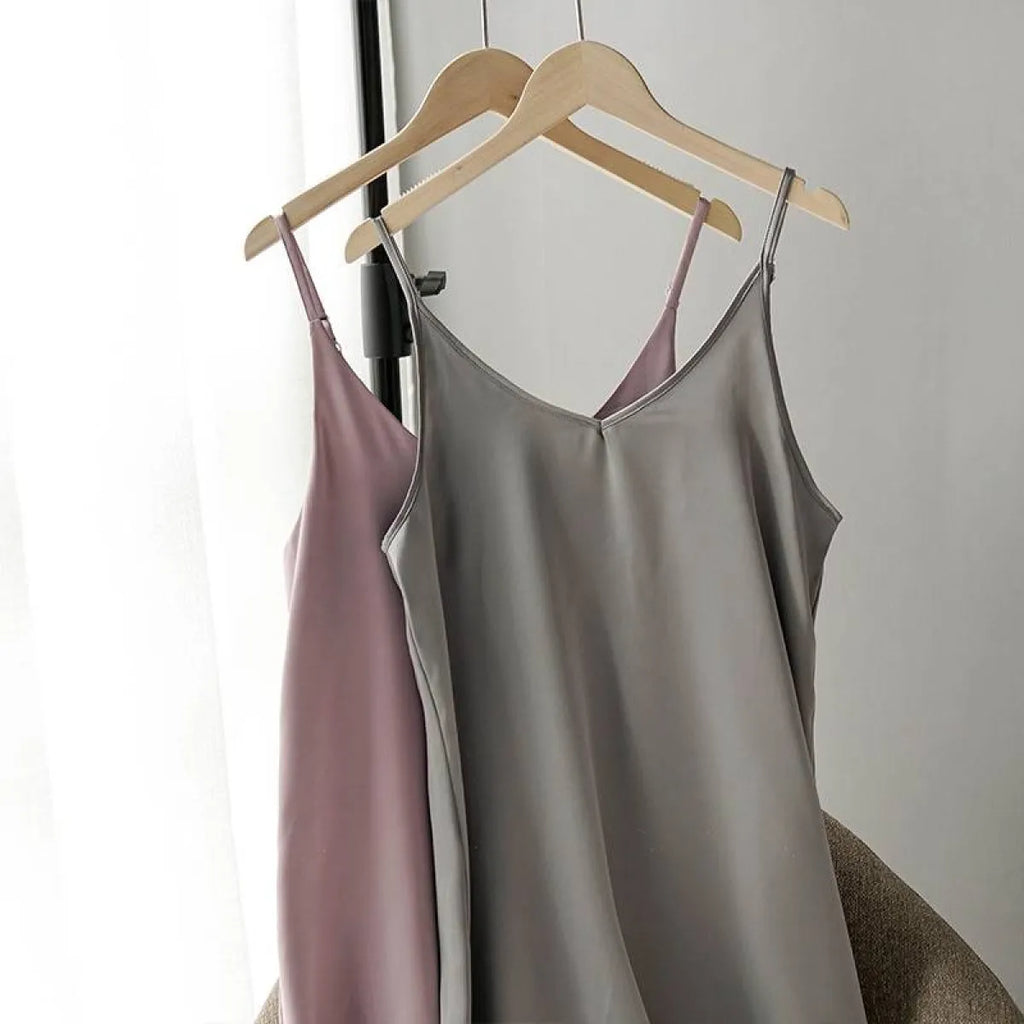Silk Slip Dress - All Dresses - 17