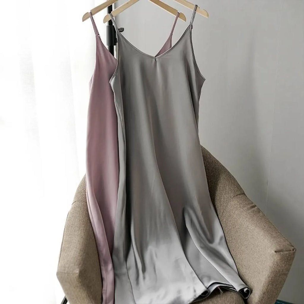 Silk Slip Dress - All Dresses - 18