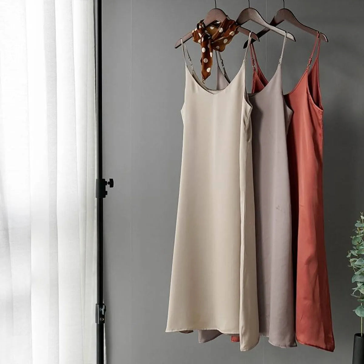 Silk Slip Dress - All Dresses - 7