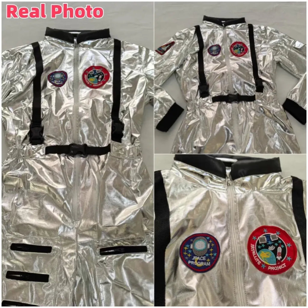 Silver Astronaut Space Jumpsuit Costume - Dresses - Cosplay - 5