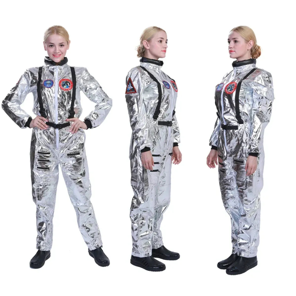Silver Astronaut Space Jumpsuit Costume - Dresses - Cosplay - 6