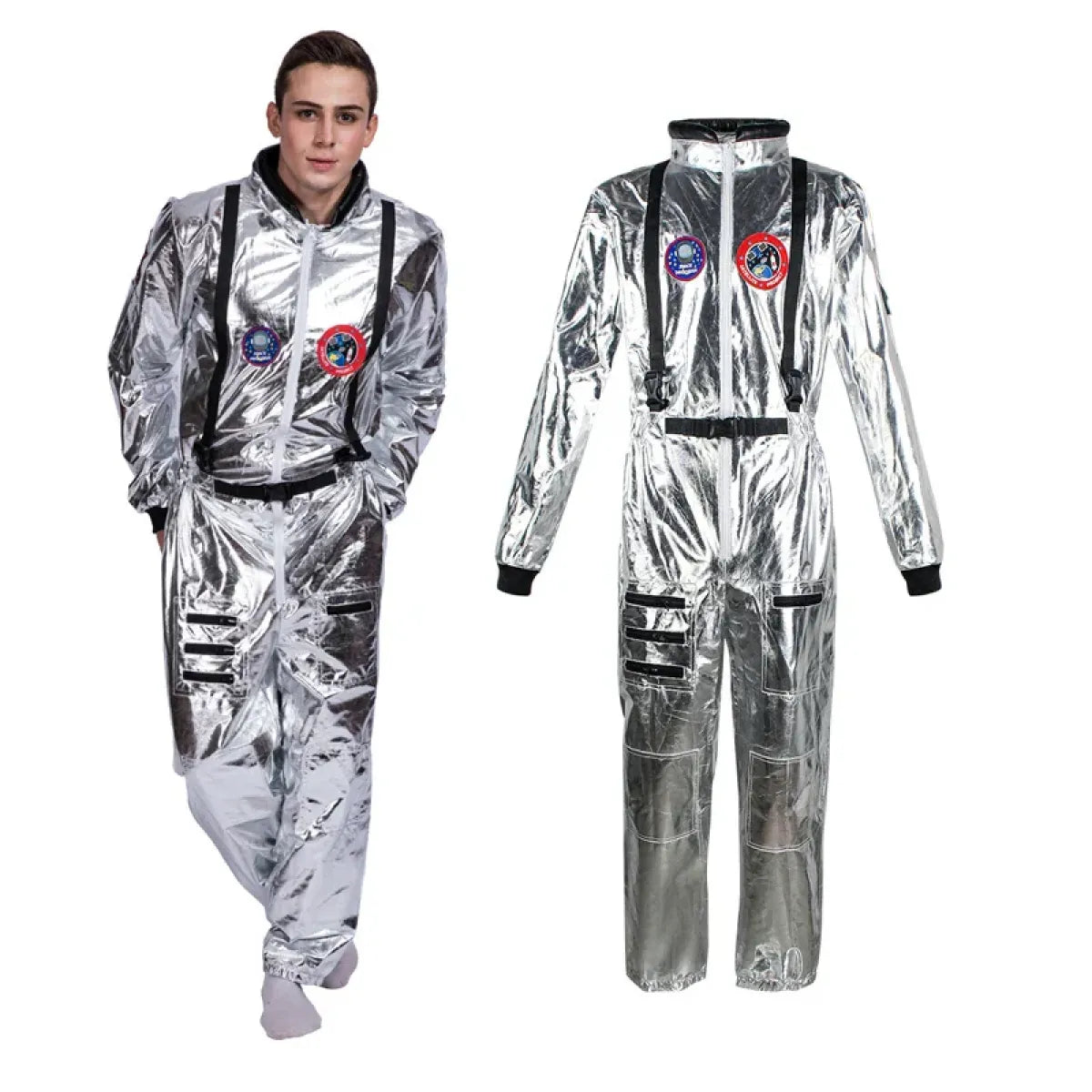 Silver Astronaut Space Jumpsuit Costume - Dresses - Cosplay - 8