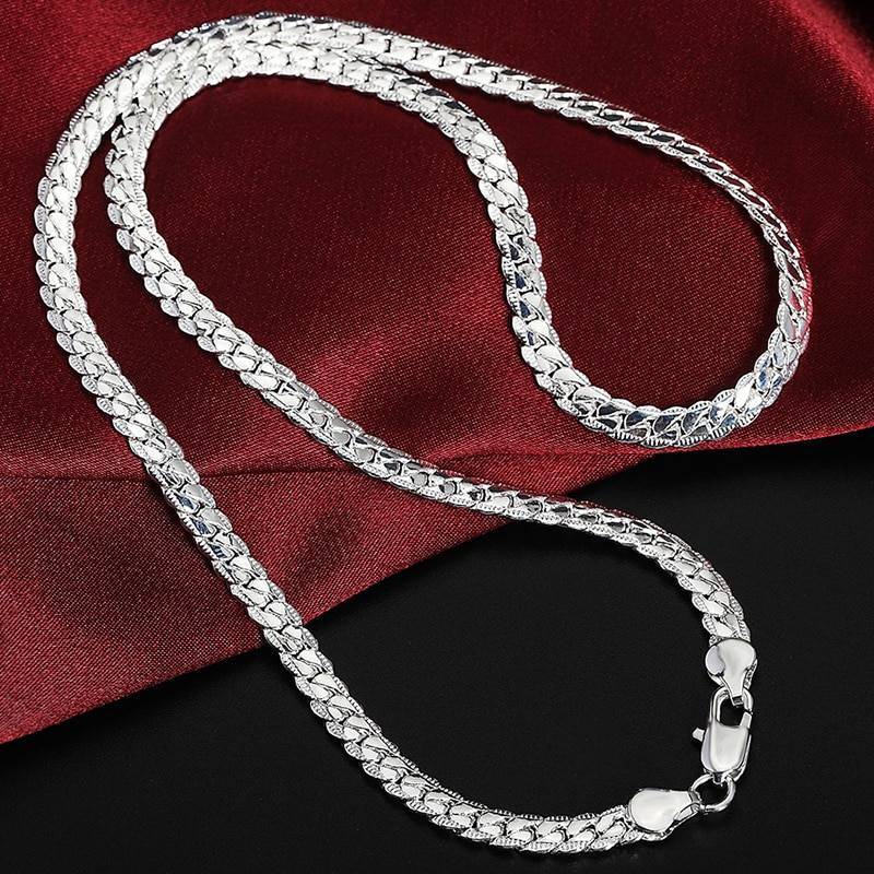 Silver Plated Chain Necklace - Women’s Jewelry - Necklaces - 3 - 2024