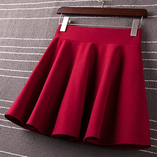 Harajuku Skater Skirt – High Waist A-Line Mini Skirt for Women - Bottoms - Skirts - 8