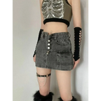 Punk Skeleton Ribcage Graphic Crop Top - Women’s Clothing & Accessories - Crop Tops - 3