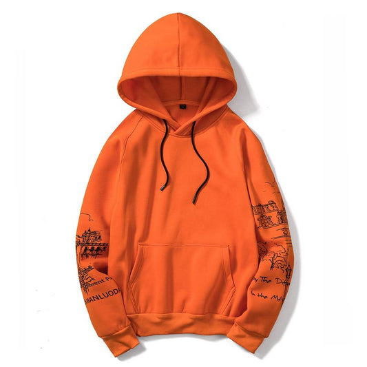 Street Fashion Hoodie - Orange / XXL - Hoodies & Sweatshirts - Shirts & Tops - 11 - 2024