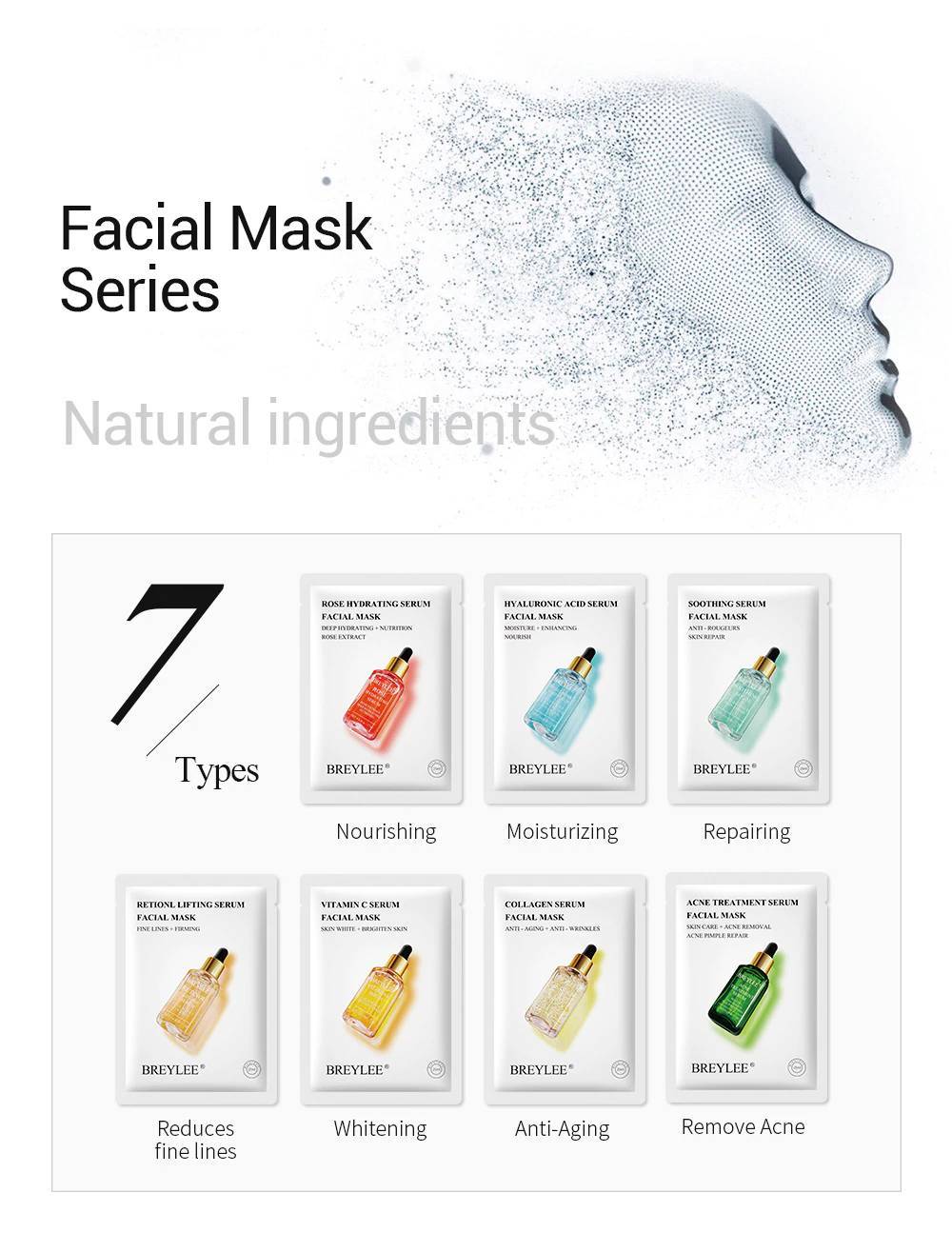 Collagen Facial Sheet Mask - Skin Care - Shirts & Tops - 6 - 2024