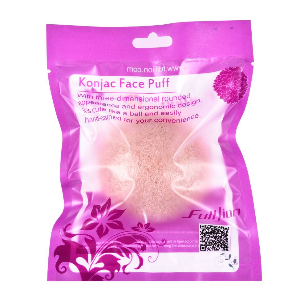 Natural Konjac Cleansing Face Sponge - Pink with Package - Skin Care - Health & Beauty - 15 - 2024