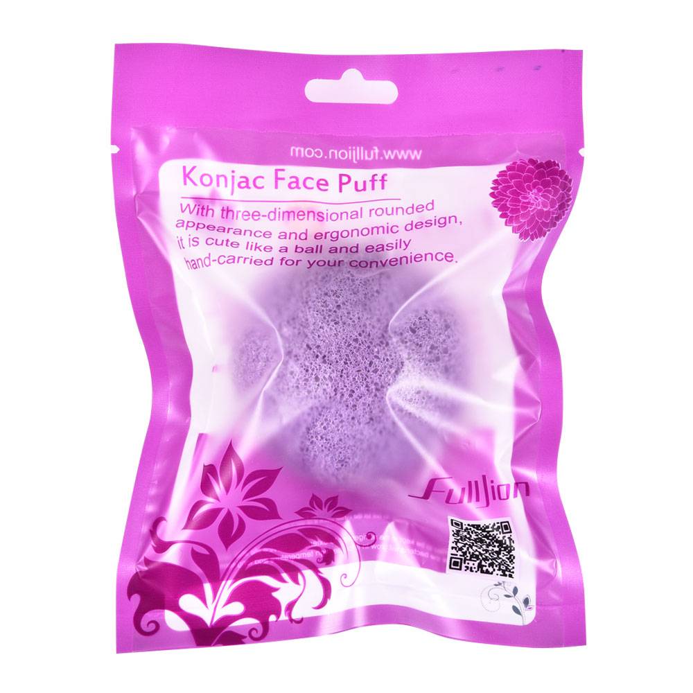 Natural Konjac Cleansing Face Sponge - Purple with Package - Skin Care - Health & Beauty - 7 - 2024