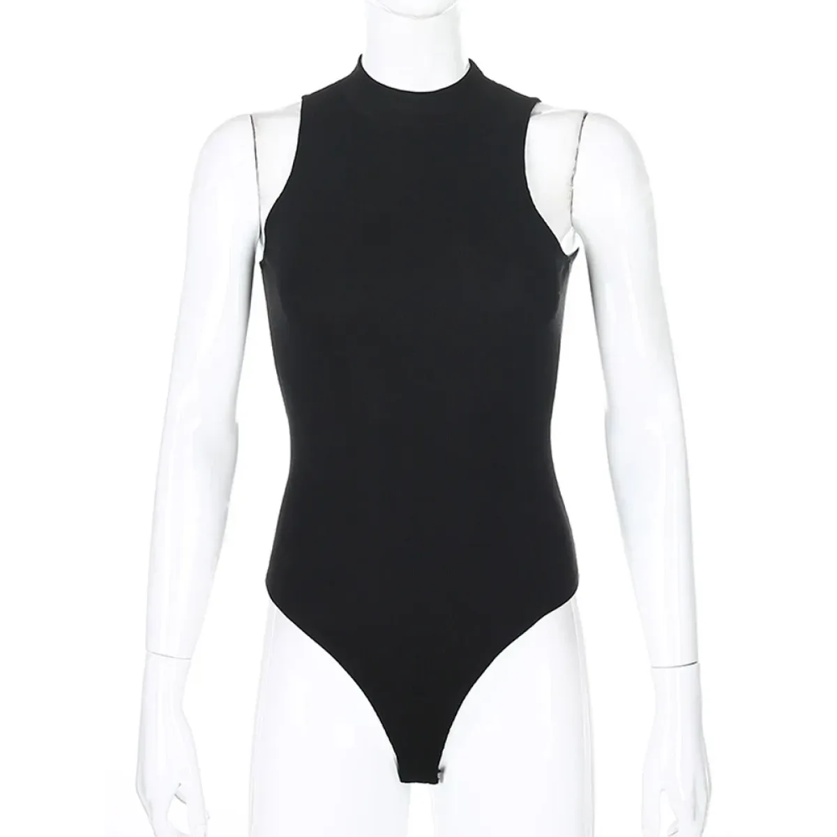 Gothic High Neck Sleeveless Bodysuit - Women’s Clothing & Accessories - Bodysuits - 5