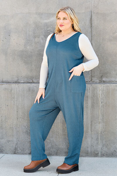 Sleeveless Straight Jumpsuit - Women’s Clothing & Accessories - Jumpsuits & Rompers - 12 - 2024