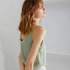 Sleeveless V-Neck Tops - Women’s Clothing & Accessories - 1