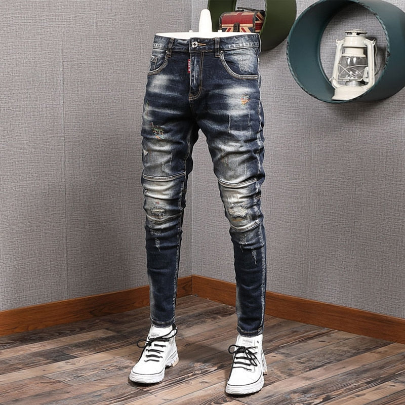 Slim Fit Black Hip Hop - Men’s Clothing & Accessories - Pants - 1 - 2024