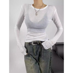 Gothic Slim Fit Long Sleeve Tee - T-Shirts - T-Shirts - 4