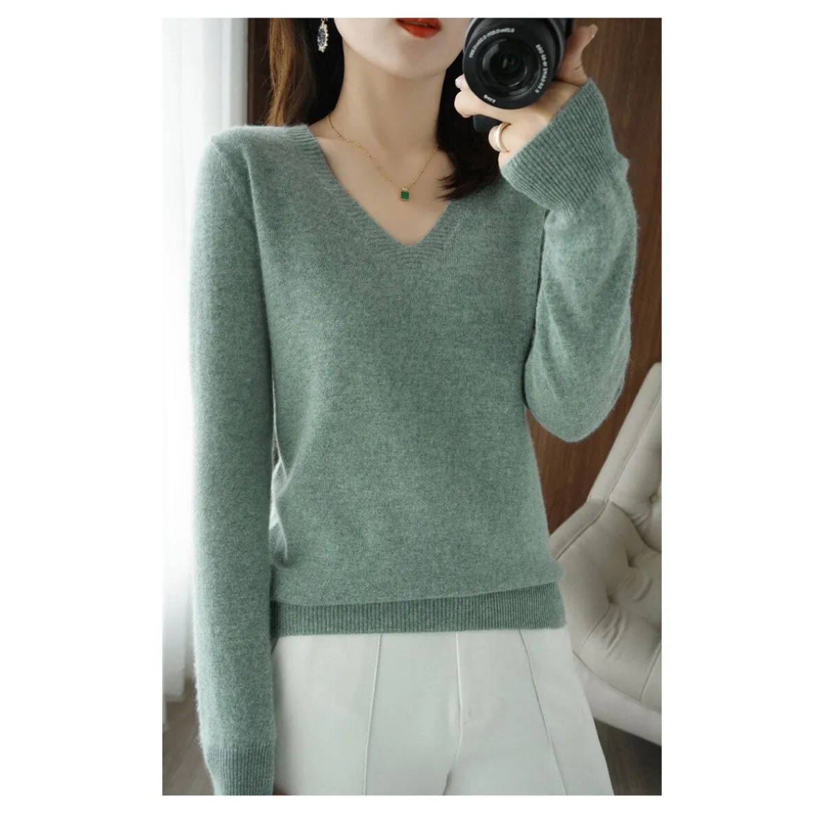 Slim Fit Winter Pullover Sweater - Mint / XL 63-70kg / Nearest Warehouse - Sweaters - Shirts & Tops - 15 - 2024