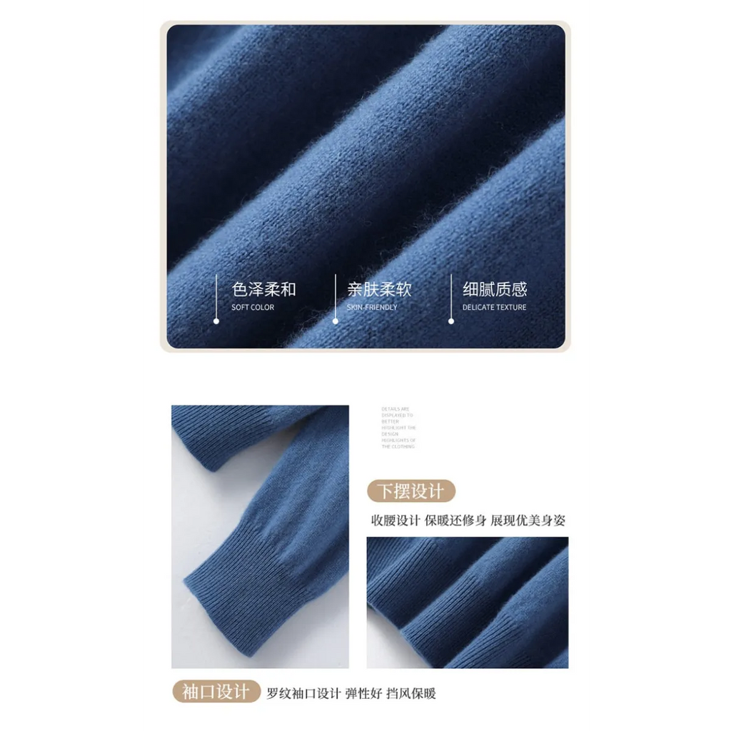 Slim Fit Winter Pullover Sweater - Sweaters - Shirts & Tops - 4 - 2024