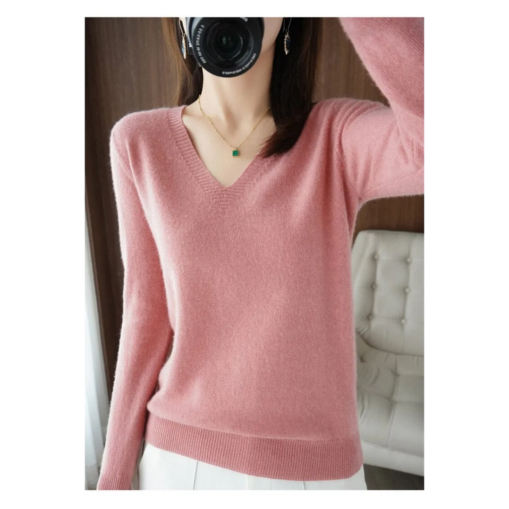 Slim Fit Winter Pullover Sweater - Pink / XL 63-70kg / Nearest Warehouse - Sweaters - Shirts & Tops - 9 - 2024