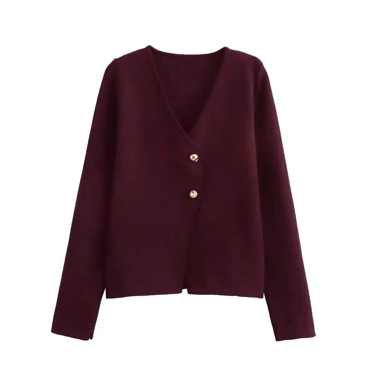 V-Neck Slim Knit Button Cardigan - Best Sellers - Cardigan - 7