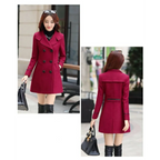 Korean Slim Wool Coats - Women’s Clothing & Accessories - 18