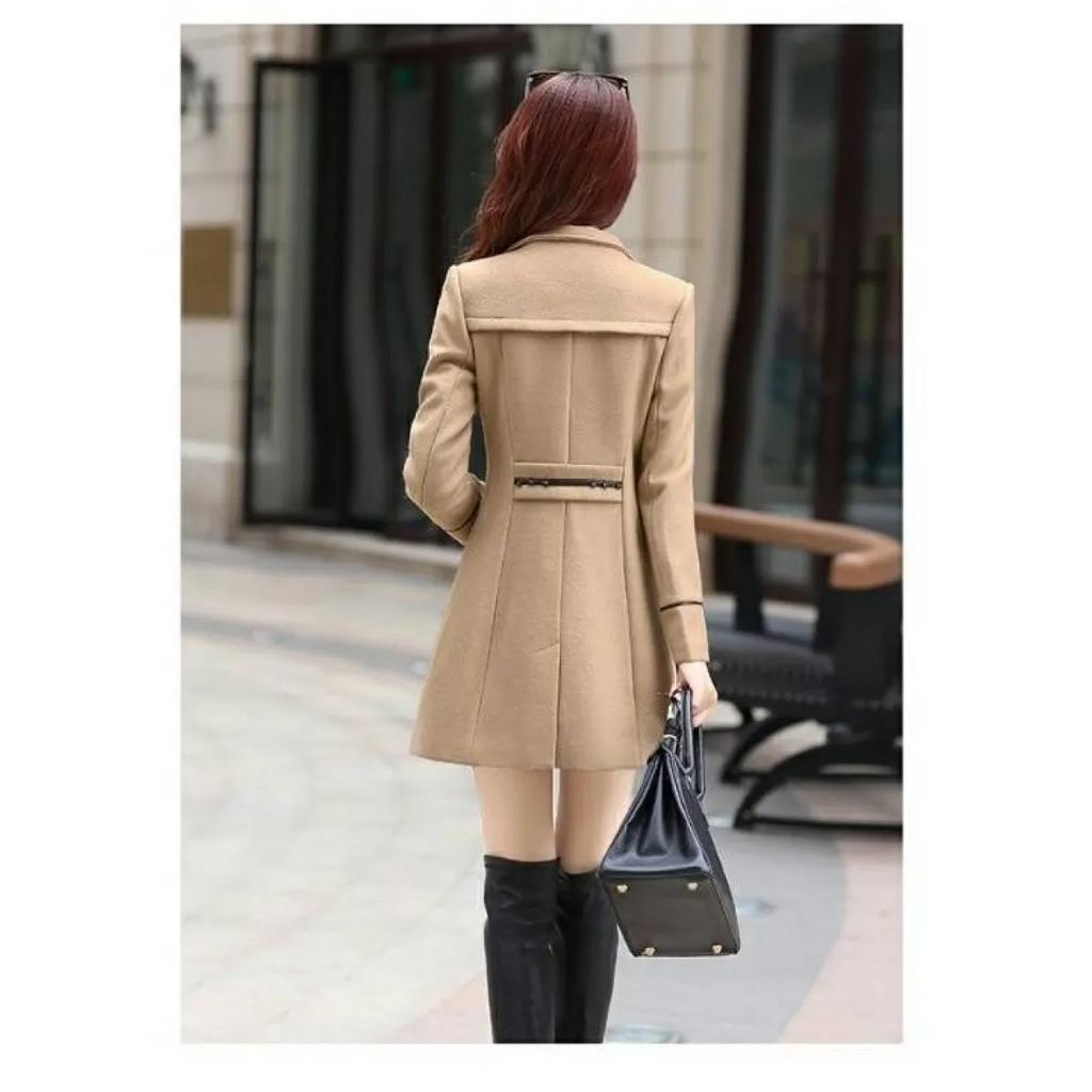 Korean Slim Wool Coats - Women’s Clothing & Accessories - 21