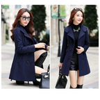 Korean Slim Wool Coats - Women’s Clothing & Accessories - 9