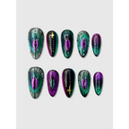 Snake Den Reusable Press-On Nails - Harajuku Style - Cosmetics - 1