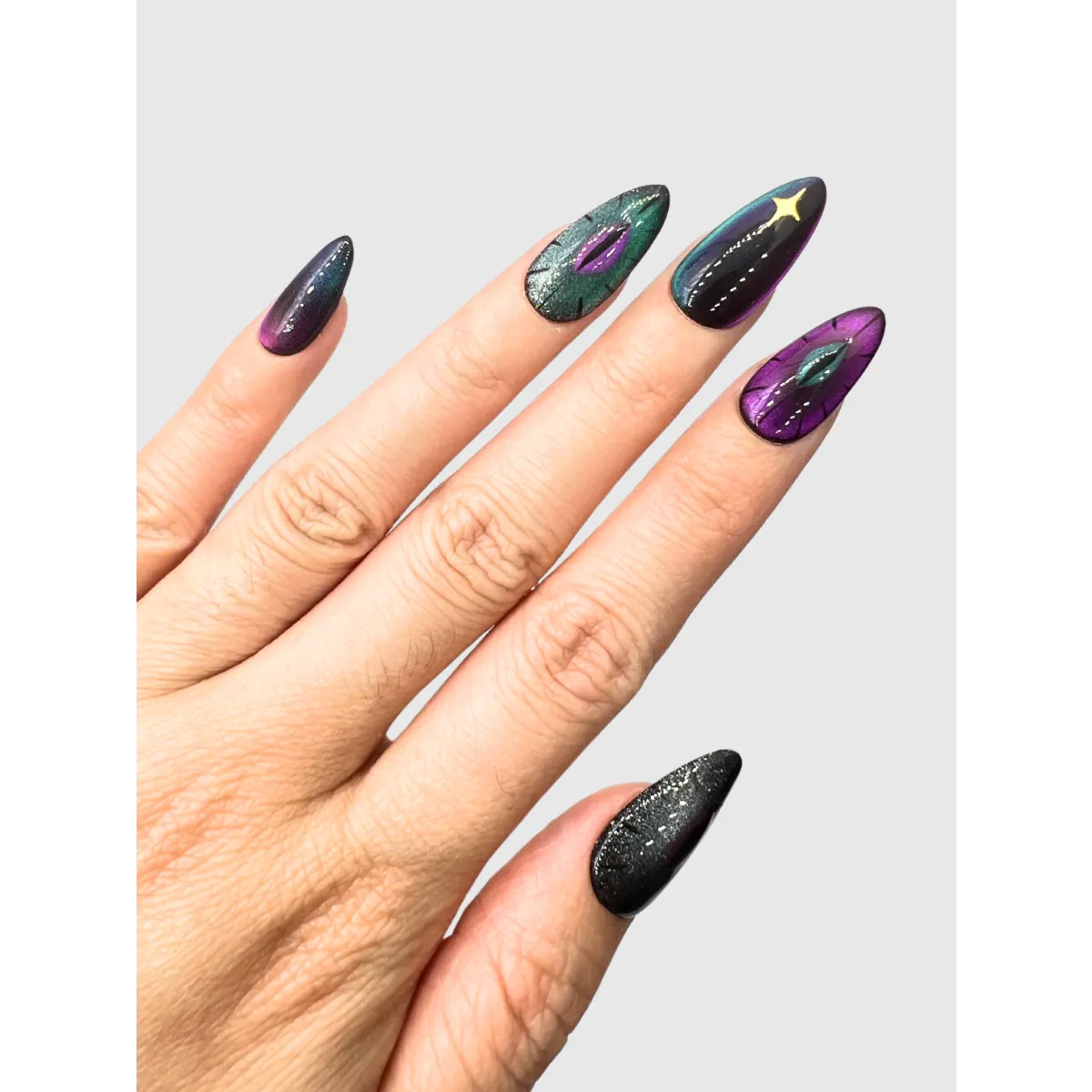 Snake Den Reusable Press-On Nails - Harajuku Style - Cosmetics - 2