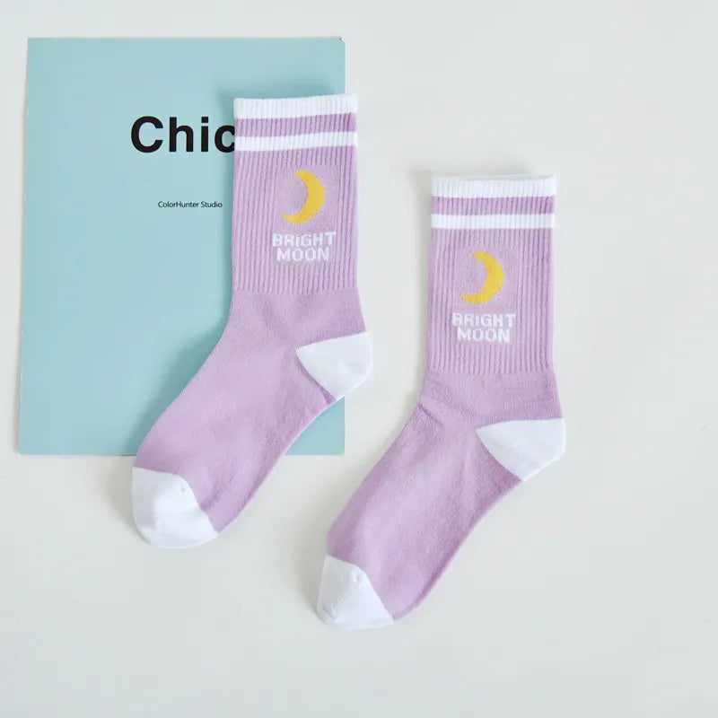 Moon Milk Kawaii Socks - 3 - Socks & Hosiery - Socks - 9 - 2024