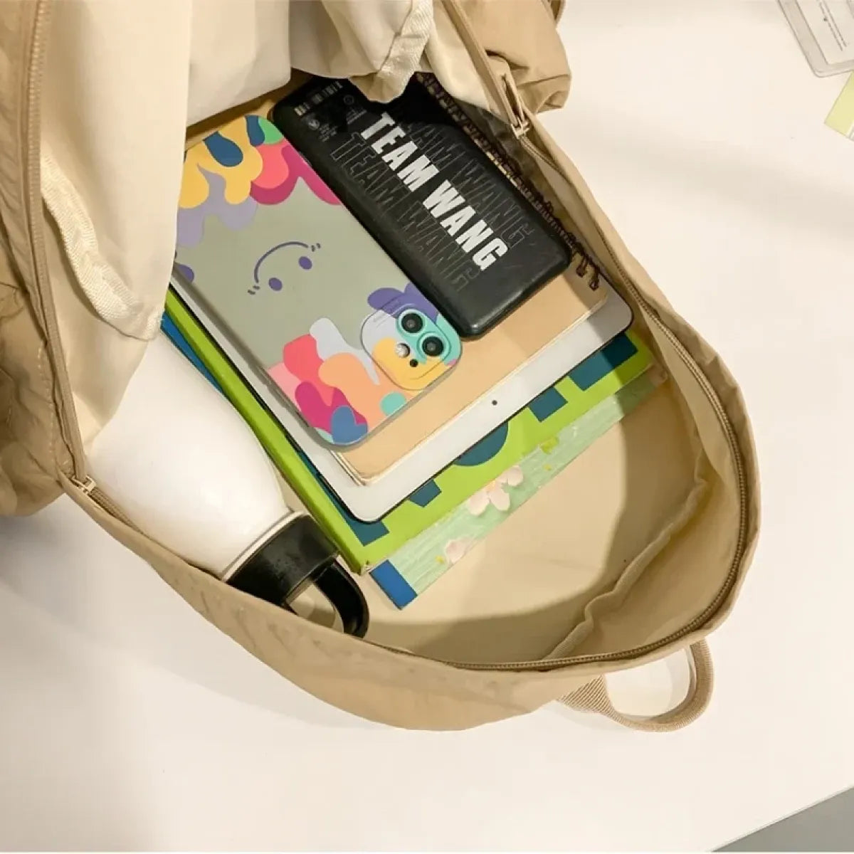 Kawaii Bow Soft Nylon Backpack - Women Bags & Wallets - Backpack - 5