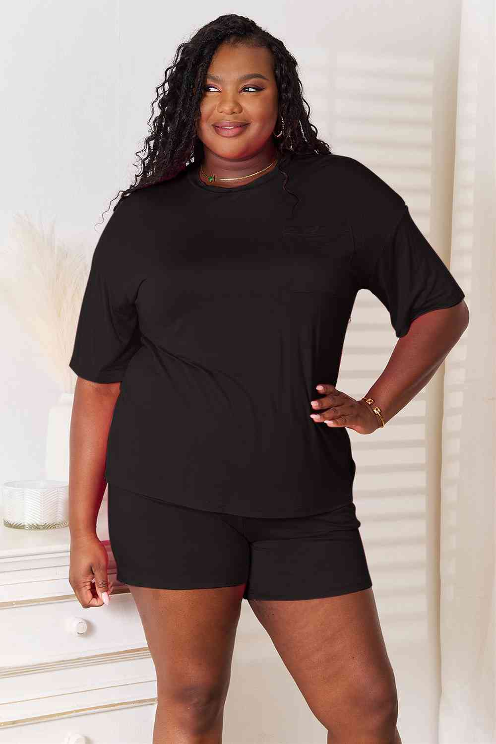 Soft Rayon Half Sleeve Top and Shorts Set - Tops - Outfit Sets - 7 - 2024