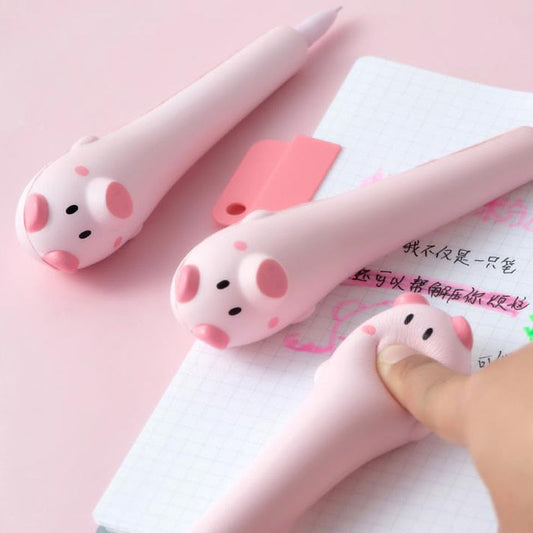 Soft Sponge Pig Gel Pen - Stationary & More - Pens - 1 - 2024