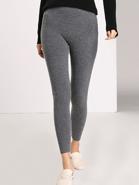 Solid Casual Slim Leggings - Bottoms - Pants - 3 - 2024