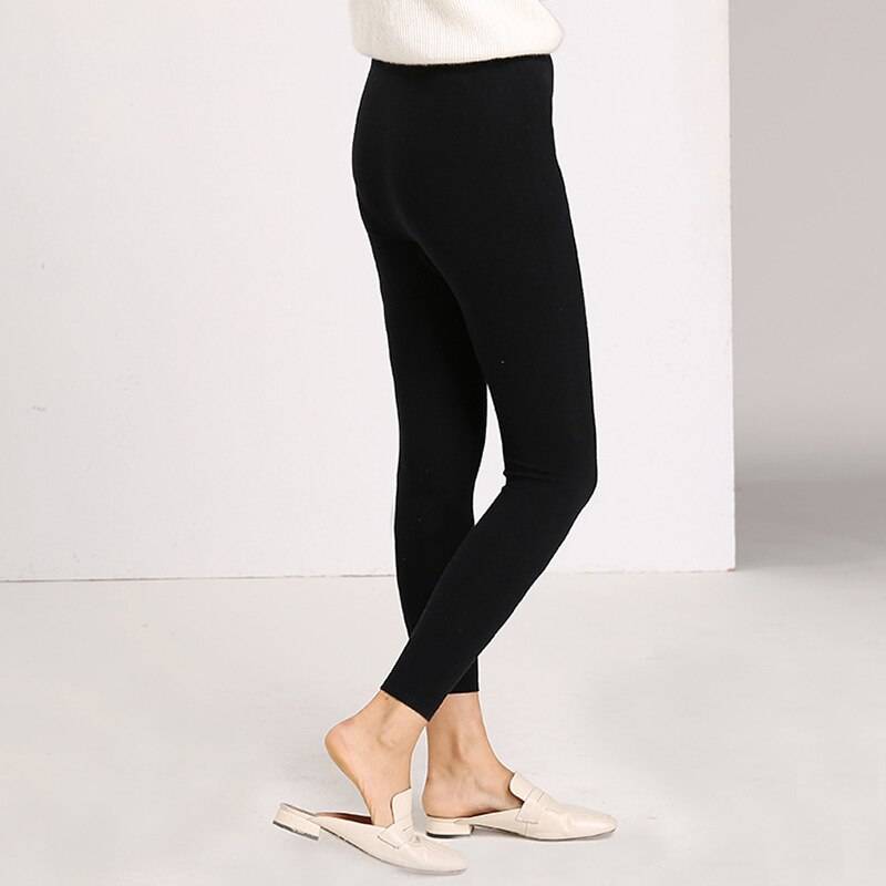 Solid Casual Slim Leggings - Bottoms - Pants - 7 - 2024