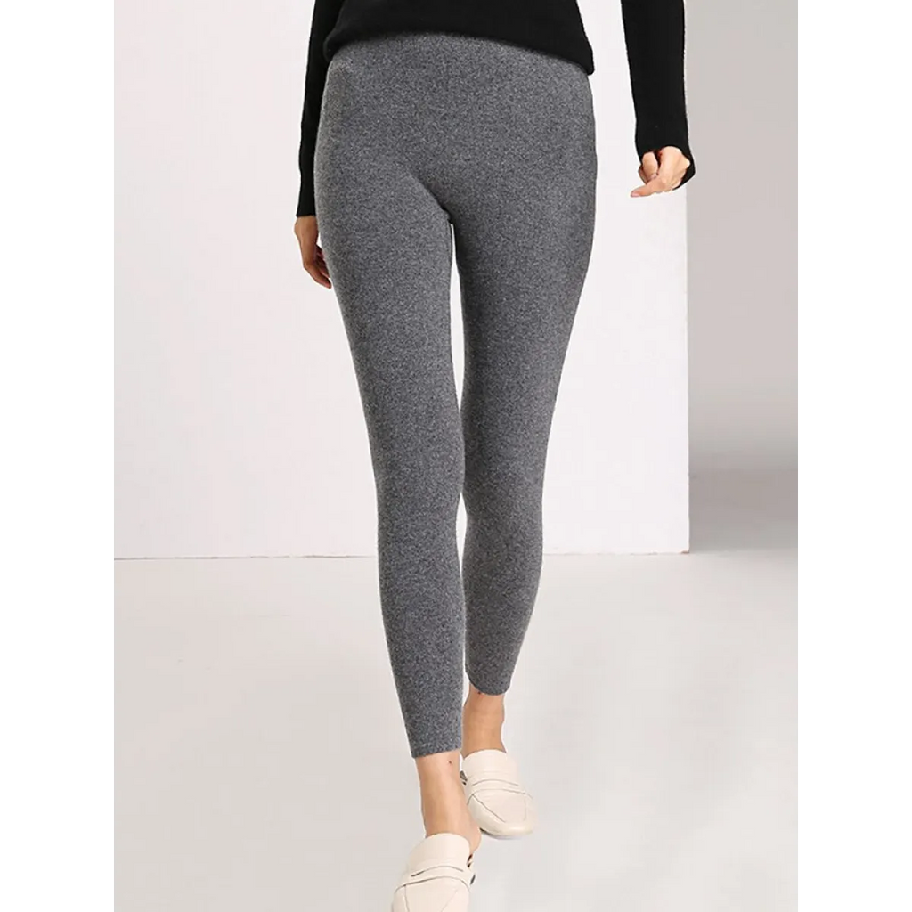 Solid Casual Slim Leggings - Gray / One Size - Bottoms - Pants - 22 - 2024