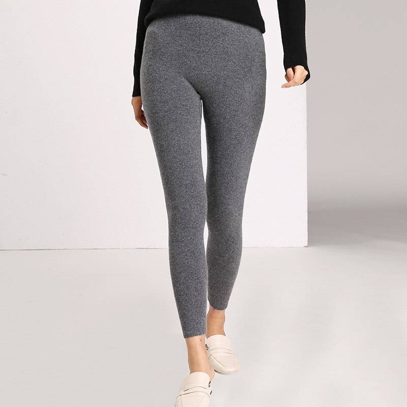 Solid Casual Slim Leggings - Bottoms - Pants - 8 - 2024