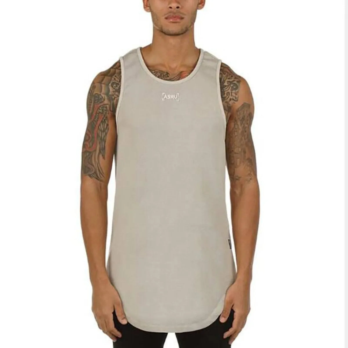 Men’s Solid Color Summer Cotton Sport Tank Tops - Camis & Tops - 11