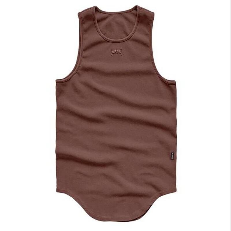 Men’s Solid Color Summer Cotton Sport Tank Tops - Khaki / M - Camis & Tops - Shirts & Tops - 9 - 2024