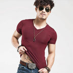 Solid Cotton Tops - T-Shirts - 19