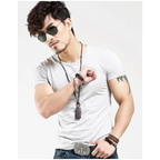 Solid Cotton Tops - T-Shirts - 8