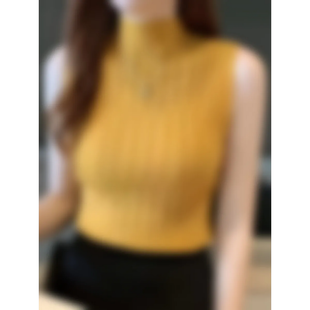 Solid Knitted Vest Tank Tops - Sweaters - Shirts & Tops - 14 - 2024