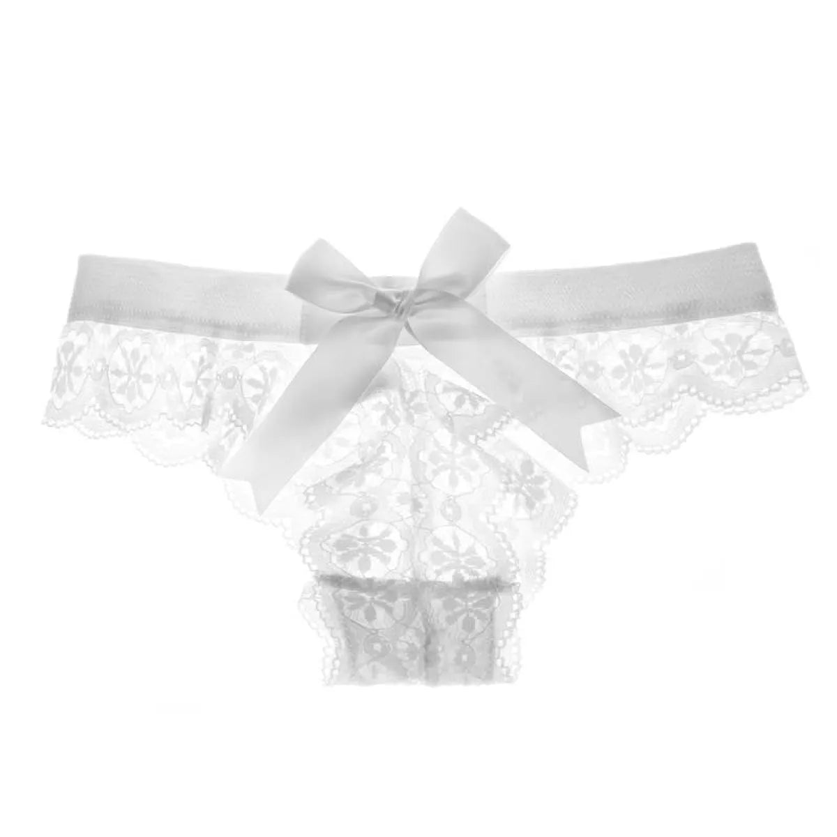 Women’s Solid Laced Thong - Women’s Clothing & Accessories - 3