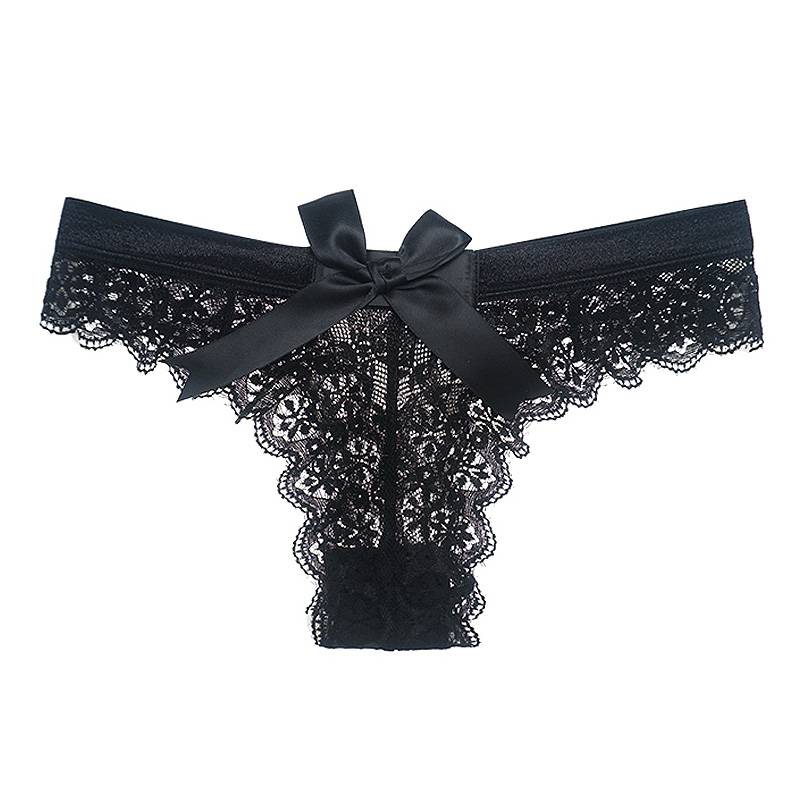 Women’s Solid Laced Thong - Women’s Clothing & Accessories - Underwear & Socks - 4 - 2024