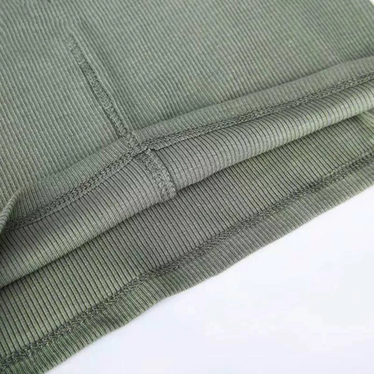 Solid Ribbed Tank Top - T-Shirts - 6