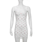 Spaghetti Strap Lace Floral Dress - All Dresses - Dresses - 6 - 2024
