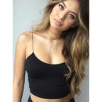 Soft Knit Spaghetti Strap Crop Cami - Women’s Clothing & Accessories - Crop Tops - 5