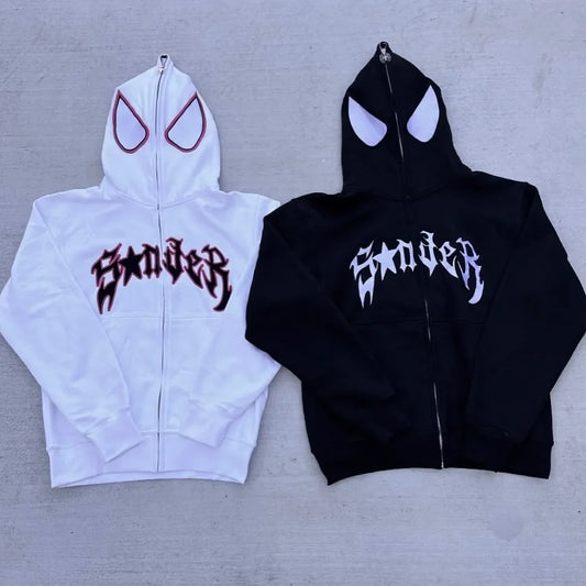 Spider Print Hoodie - Hoodies & Sweatshirts - Shirts & Tops - 2 - 2024